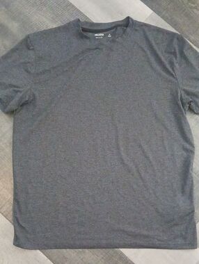 Hollister Men's Short Sleeve Crew Tee in Heather Gray